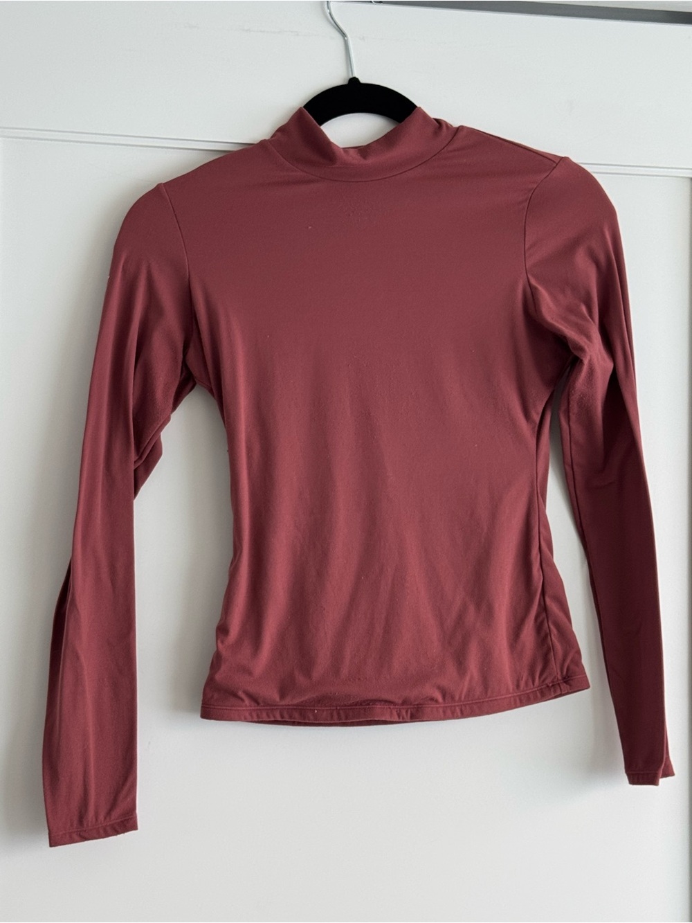 Pumiey Long Sleeve Mock Neck Tops (Set of 3), Size S